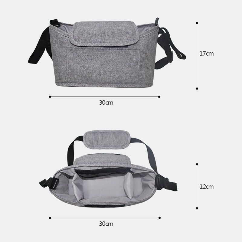 Unisex De Lino Multifuncional De Gran Capacidad Al Aire Libre Bolsa De Transporte De Bebé Bolsa Colgante Bandolera Bandolera