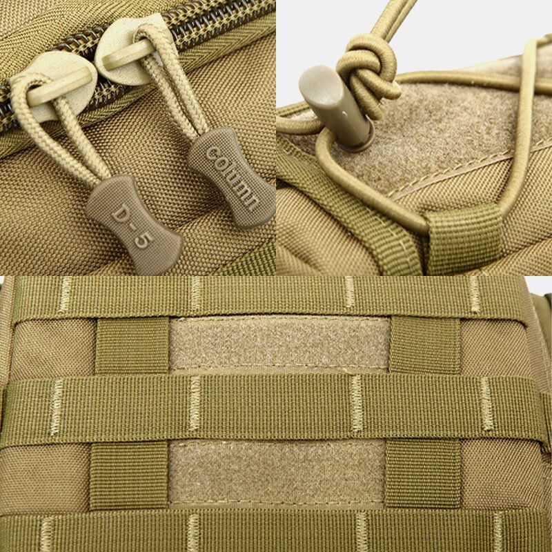 Unisex Nylon Camuflaje Táctico Montar Al Aire Libre Bolsa De Herramientas De Transporte Múltiple Bolso Bandolera Bolsa De Cintura