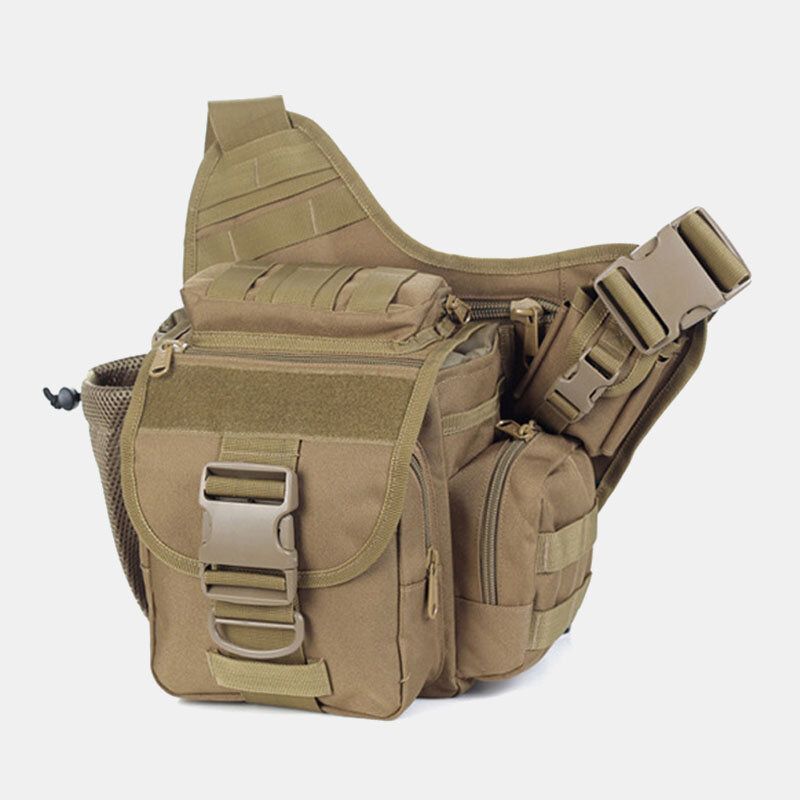 Unisex Oxford Cloth Tactical Camuflaje Juego Al Aire Libre Montar Bolsa De Sillín De Transporte Múltiple Bolso Bandolera Bolso De Cintura Mochila