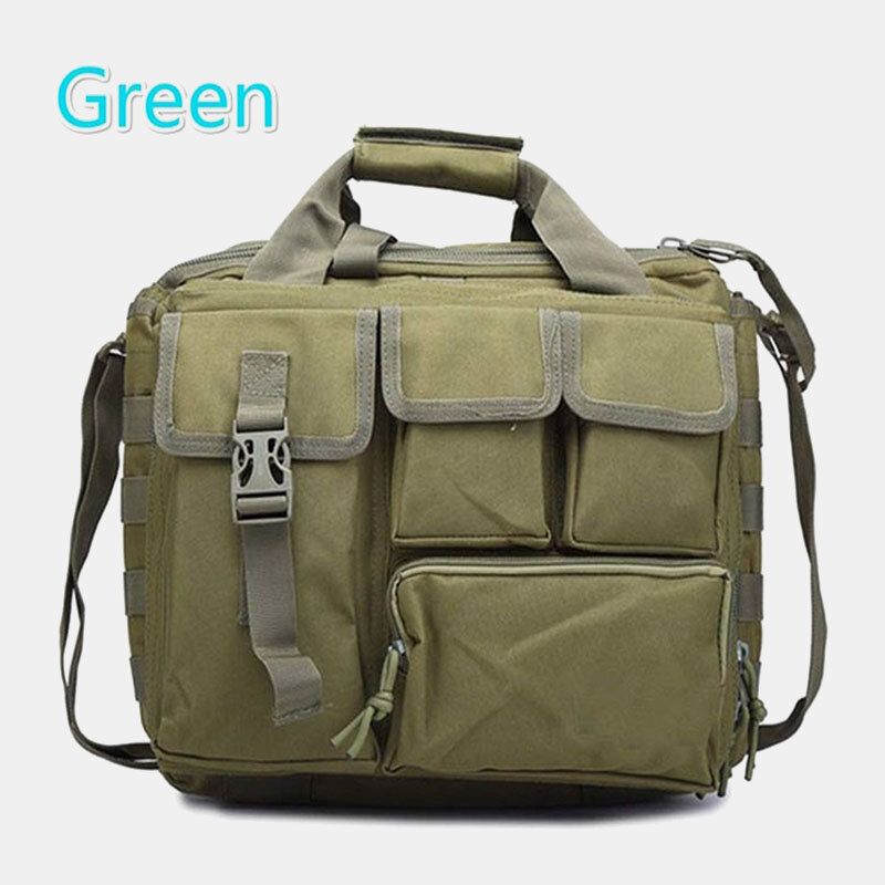 Unisex Oxford Tela Camuflaje Táctico Montar Al Aire Libre Camping Montañismo Bandolera Bolso Bandolera