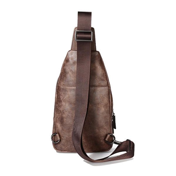 Vintage Casual Sling Bag Crossbody Bag Chest Bag Para Hombres