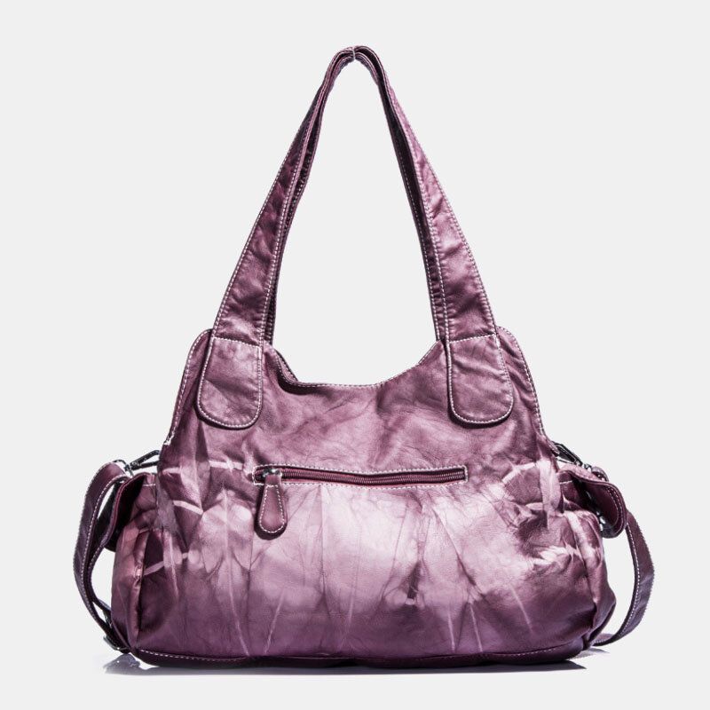 Angel Kiss Mujer Pu Cuero Multi-carry Color Sólido Bolso Bandolera Bolso De Mano Bolso De Mano