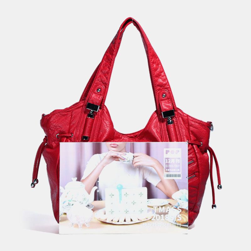 Angel Kiss Mujer Pu Cuero Multi-carry Convertible Impermeable Bandolera Bolso Bandolera Bolso Tote