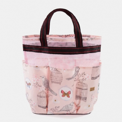 Bolsa De Almacenamiento Portátil Impermeable De Gran Capacidad Para Mujer Bolsa De Almacenamiento Para Deportes Al Aire Libre Bolsa De Cosméticos Para Natación