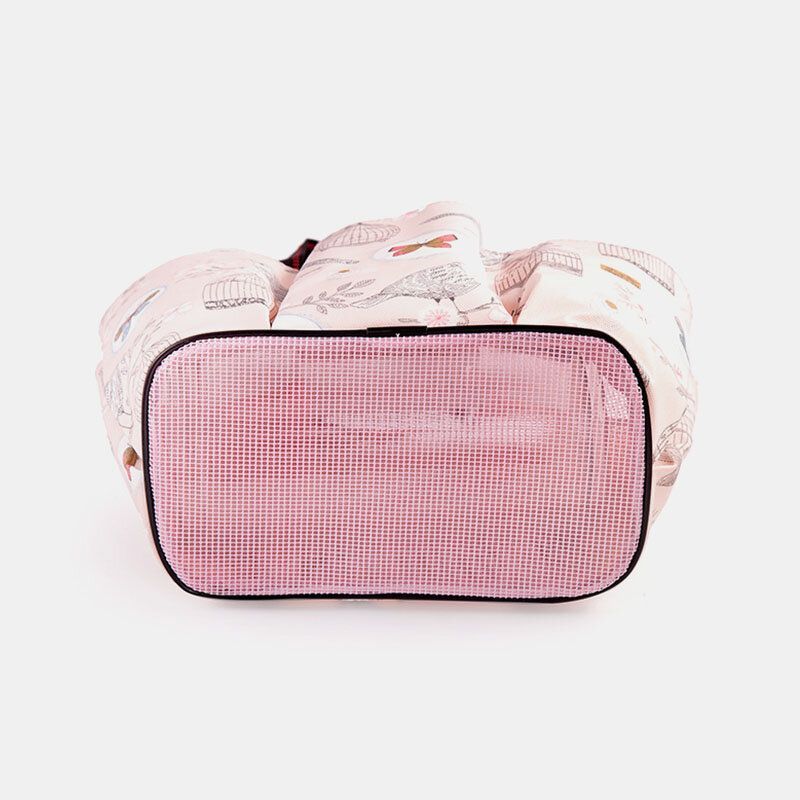 Bolsa De Almacenamiento Portátil Impermeable De Gran Capacidad Para Mujer Bolsa De Almacenamiento Para Deportes Al Aire Libre Bolsa De Cosméticos Para Natación