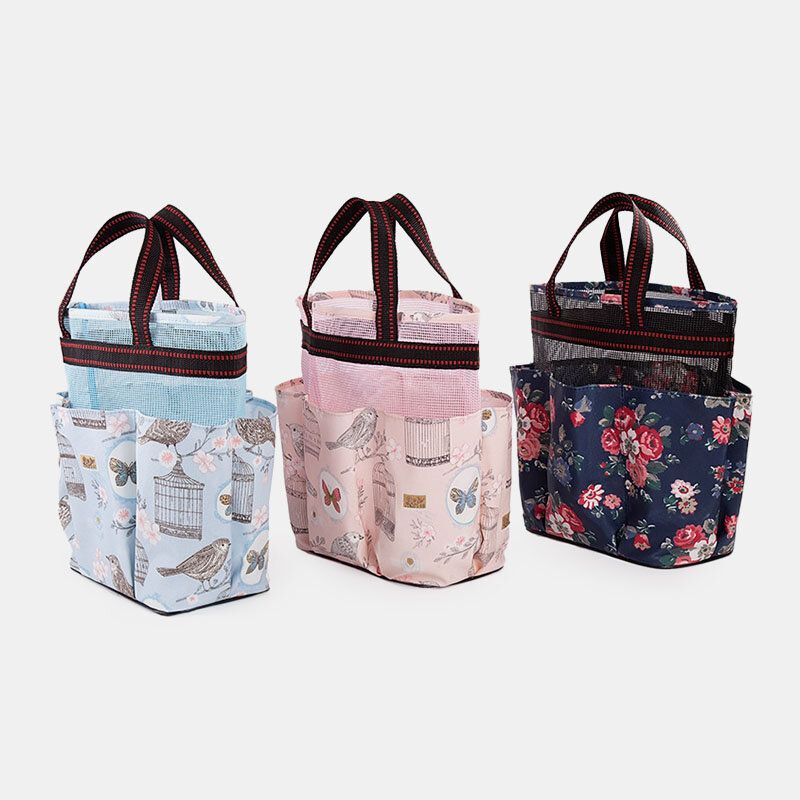 Bolsa De Almacenamiento Portátil Impermeable De Gran Capacidad Para Mujer Bolsa De Almacenamiento Para Deportes Al Aire Libre Bolsa De Cosméticos Para Natación