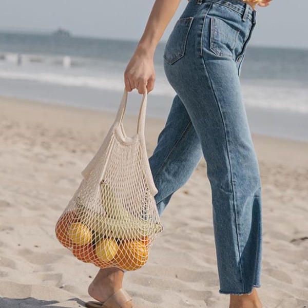 Bolsa De Asas De Red De Playa De Compras De Moda