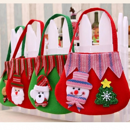 Bolsa De Regalo De Navidad Para Mujer Bolsa De Almacenamiento De Dulces Para Niños