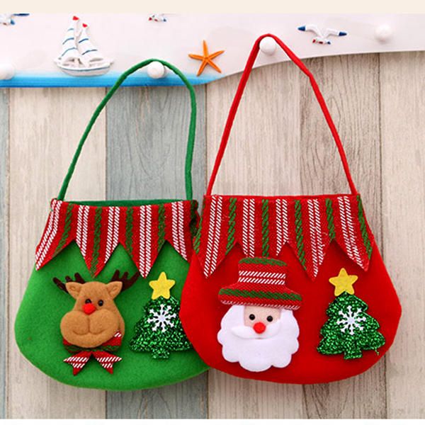 Bolsa De Regalo De Navidad Para Mujer Bolsa De Almacenamiento De Dulces Para Niños