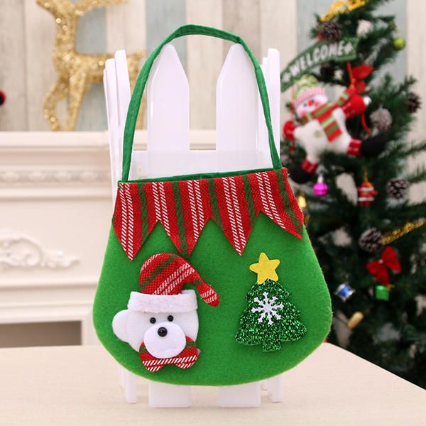 Bolsa De Regalo De Navidad Para Mujer Bolsa De Almacenamiento De Dulces Para Niños