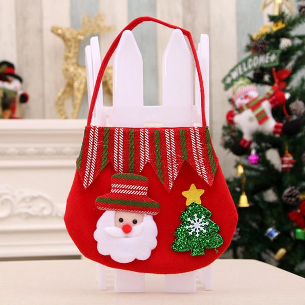 Bolsa De Regalo De Navidad Para Mujer Bolsa De Almacenamiento De Dulces Para Niños