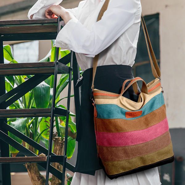 Bolso Bandolera Al Aire Libre De Ocio De Moda De Lona Para Mujer Bolso Bandolera