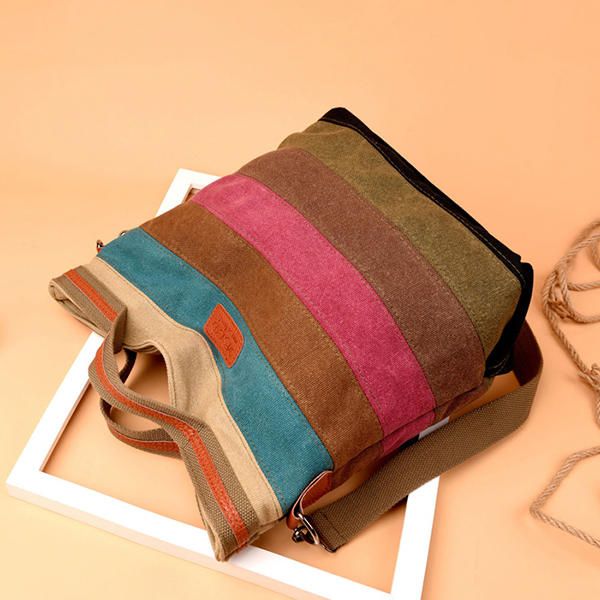 Bolso Bandolera Al Aire Libre De Ocio De Moda De Lona Para Mujer Bolso Bandolera