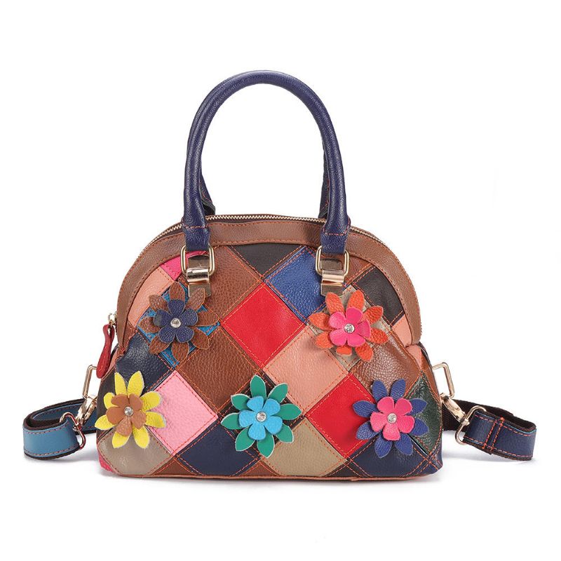 Bolso Bandolera Bohemio De Cuero Genuino Para Mujer Hnadbag