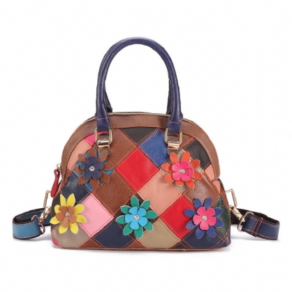 Bolso Bandolera Bohemio De Cuero Genuino Para Mujer Hnadbag