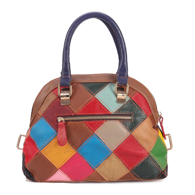 Bolso Bandolera Bohemio De Cuero Genuino Para Mujer Hnadbag