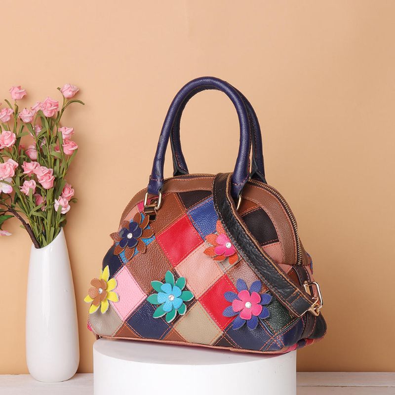 Bolso Bandolera Bohemio De Cuero Genuino Para Mujer Hnadbag