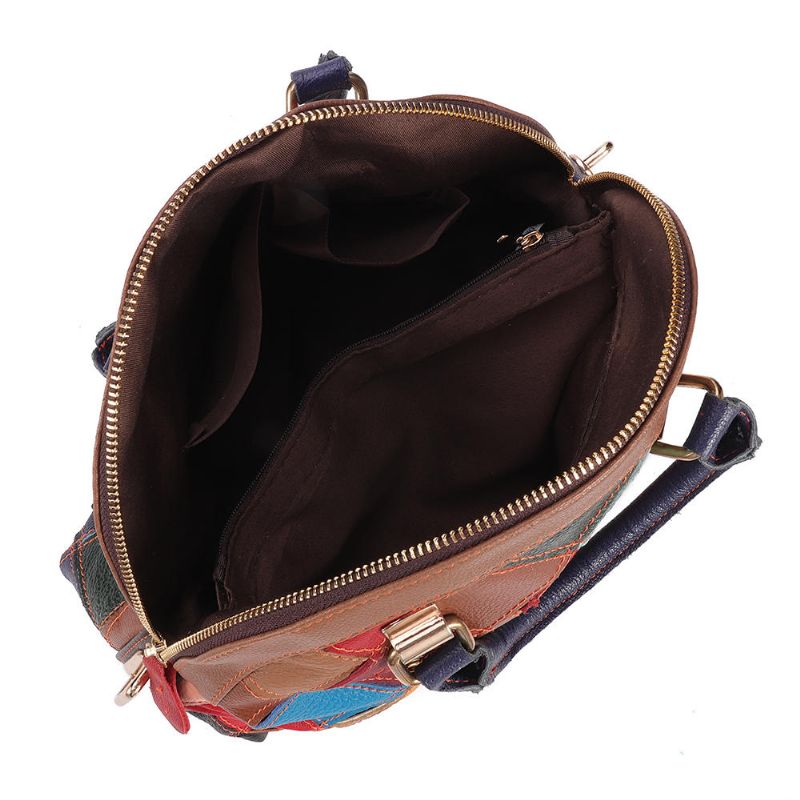 Bolso Bandolera Bohemio De Cuero Genuino Para Mujer Hnadbag