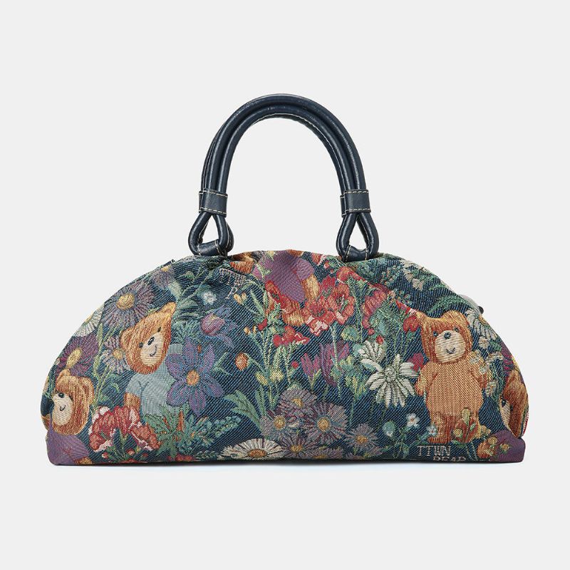 Bolso Bandolera Casual Con Patrón De Oso Para Mujer