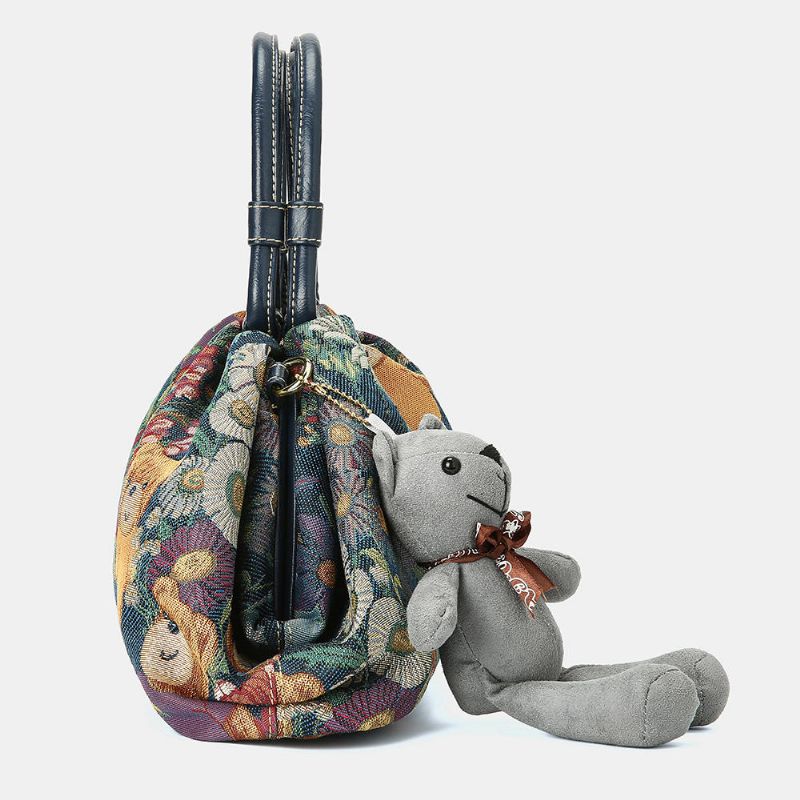 Bolso Bandolera Casual Con Patrón De Oso Para Mujer