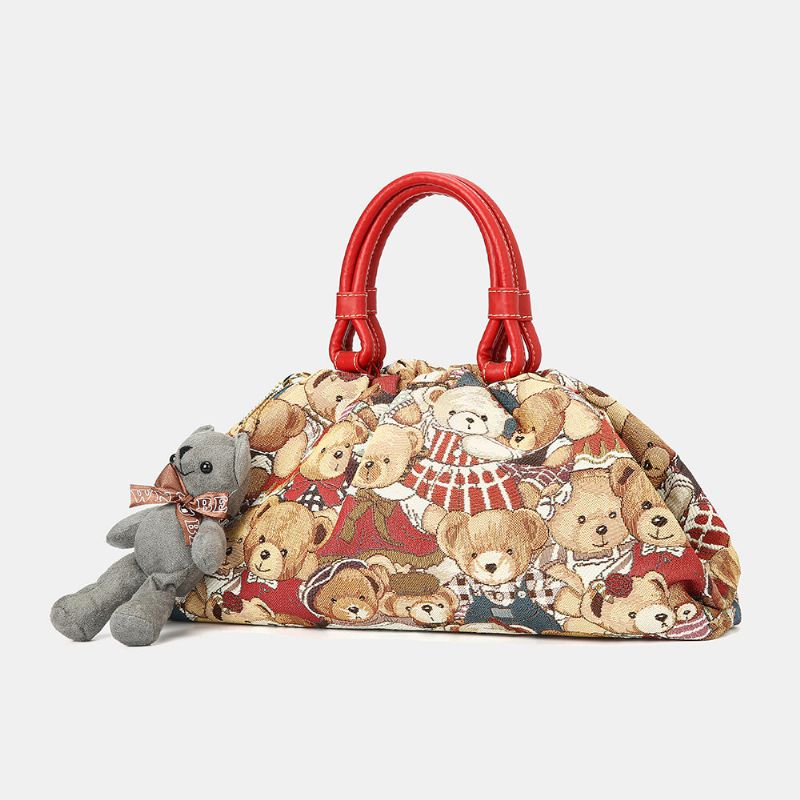 Bolso Bandolera Casual Con Patrón De Oso Para Mujer