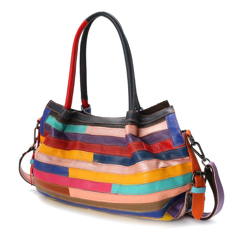 Bolso Bandolera Floral De Cuero Genuino Para Mujer Bolso De Diseñador