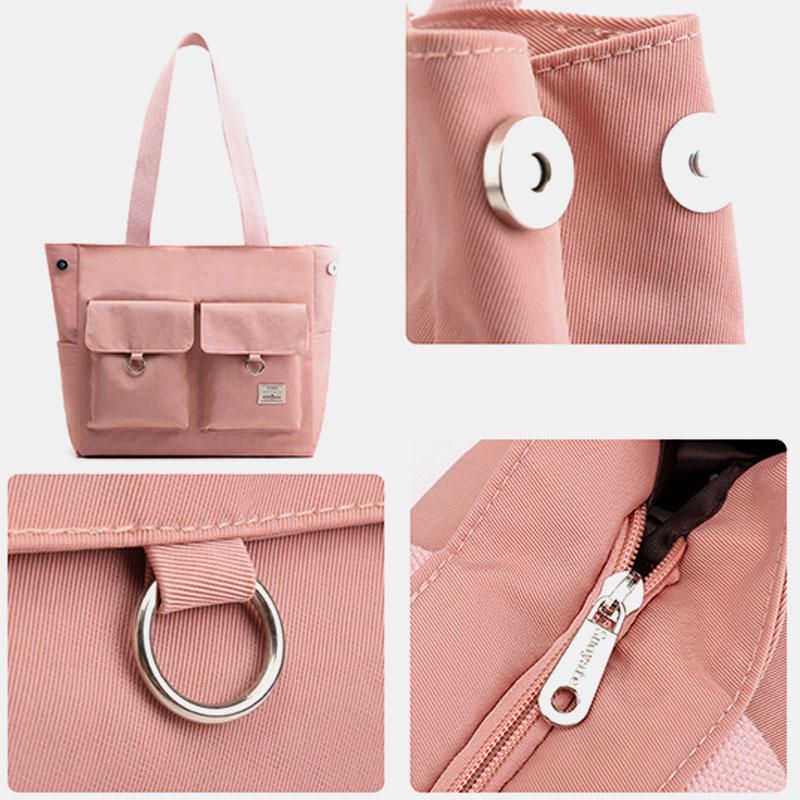 Bolso Bandolera De Gran Capacidad Impermeable De Nailon Para Mujer Bolso Bandolera