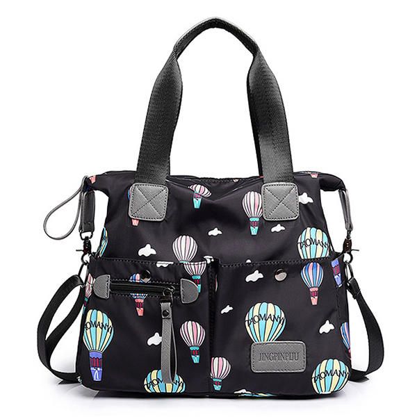 Bolso Bandolera De Hombro Ligero Impermeable Con Múltiples Bolsillos De Nailon Para Mujer