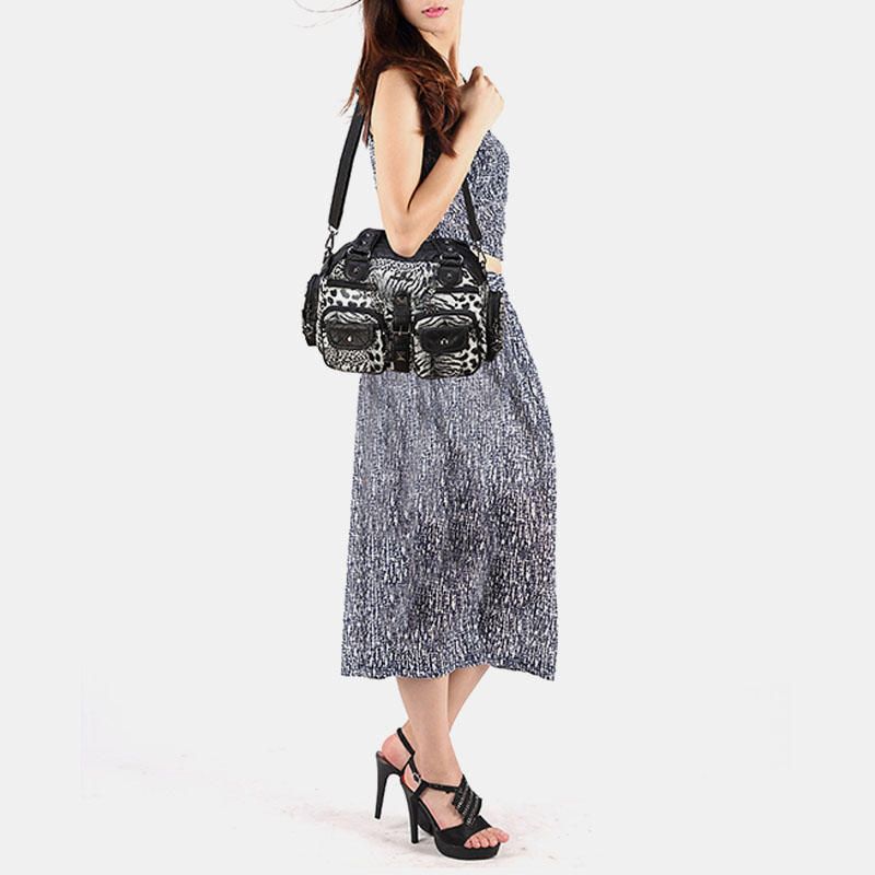 Bolso Bandolera Impermeable Con Estampado De Animales Para Mujer