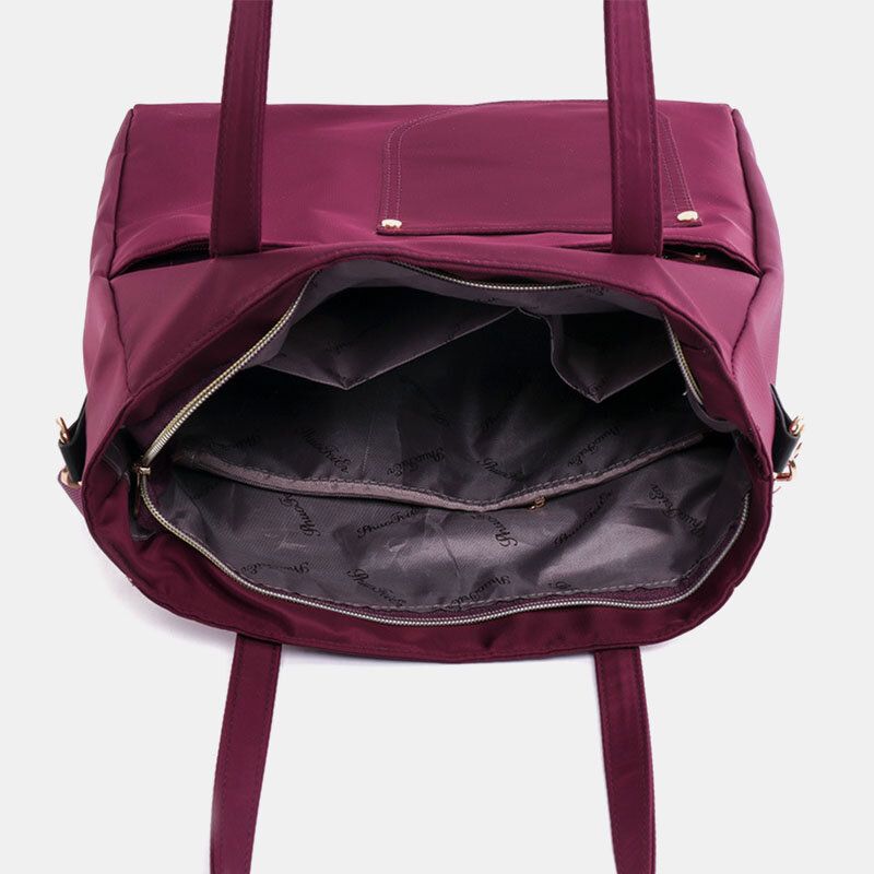 Bolso Bandolera Impermeable De Nailon De Gran Capacidad Y Peso Ligero Para Mujer