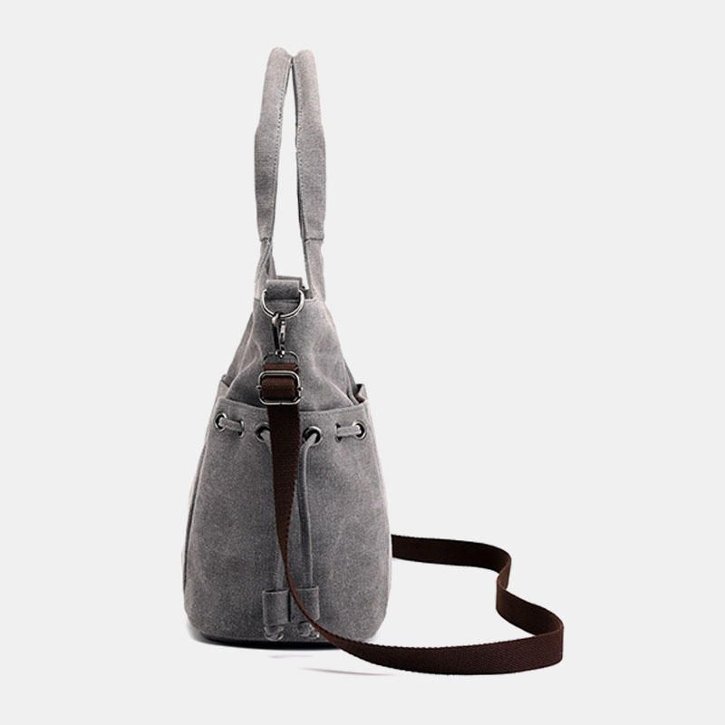 Bolso Bandolera De Lona De Gran Capacidad Para Mujer Bolso Bandolera Para Ir De Compras Al Aire Libre