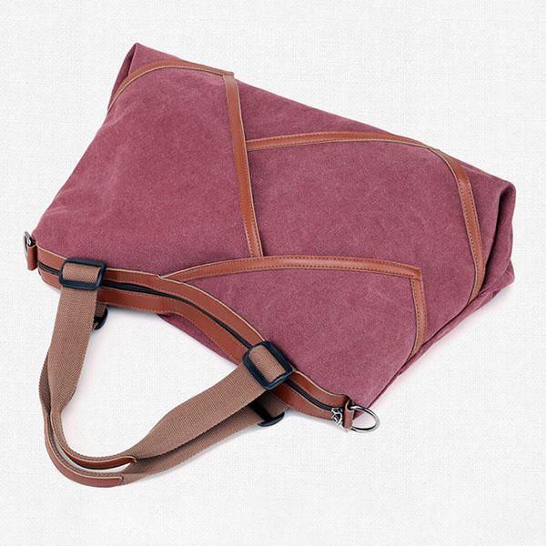 Bolso Bandolera De Lona Para Mujer De Gran Capacidad Informal De Viaje Bolso De Mano