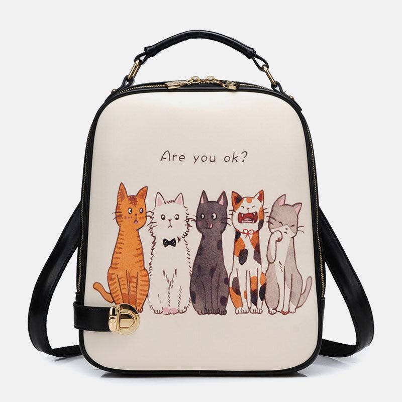 Bolso Bandolera De Moda Para Mujer Con Gato Y Animal