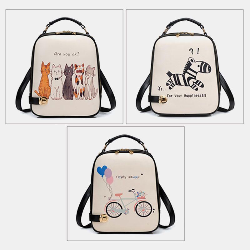 Bolso Bandolera De Moda Para Mujer Con Gato Y Animal