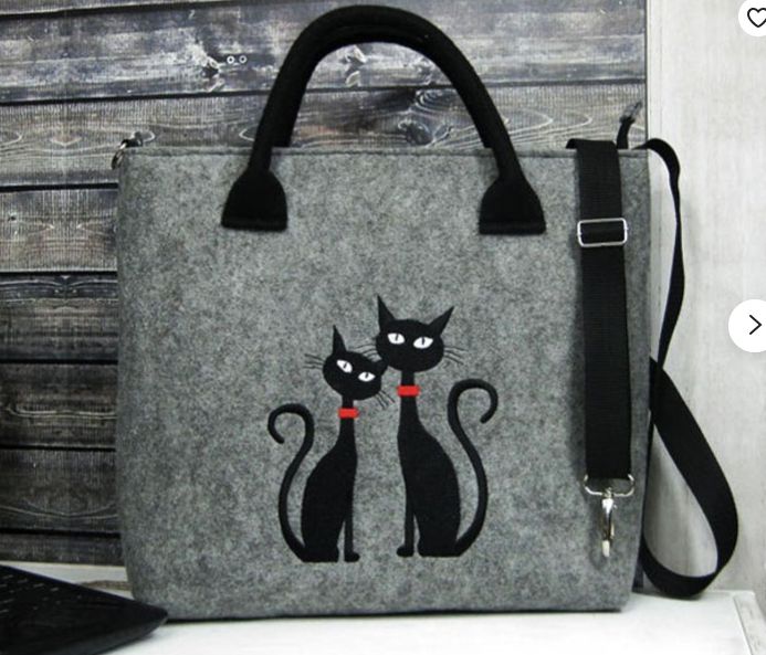 Bolso Bandolera De Moda Para Mujer Bolso Con Patrón De Gato