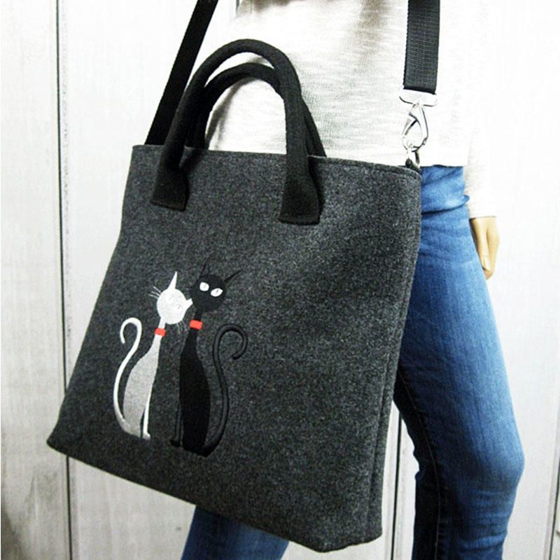 Bolso Bandolera De Moda Para Mujer Bolso Con Patrón De Gato