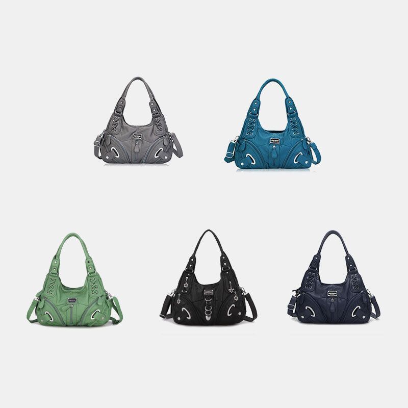 Bolso Bandolera Multibolsillos Antirrobo Impermeable Para Mujer Bolso Bandolera