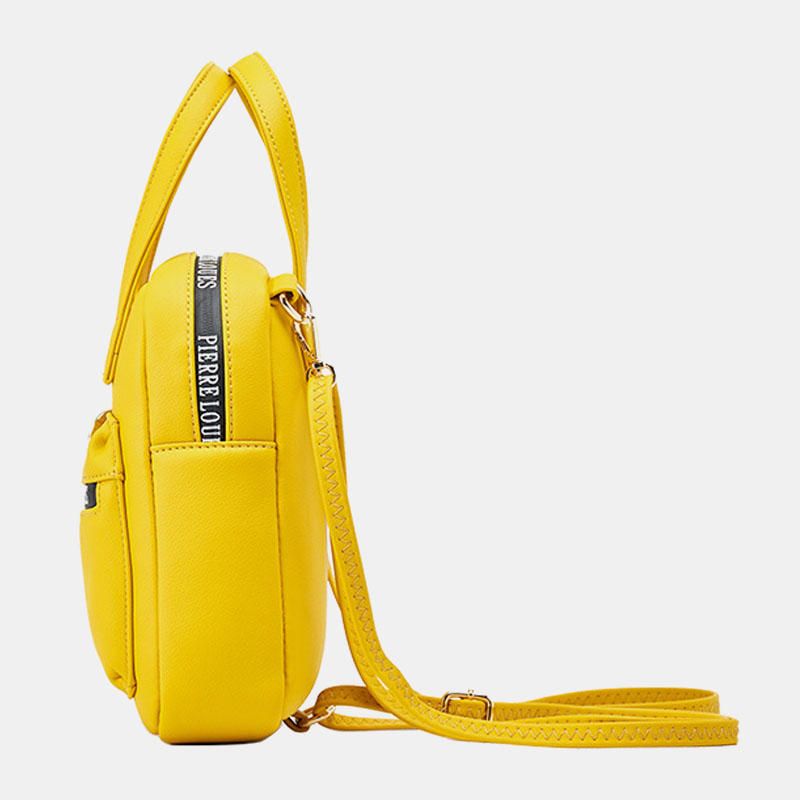 Bolso Bandolera Multifuncional Pequeño De Color Puro Para Mujer