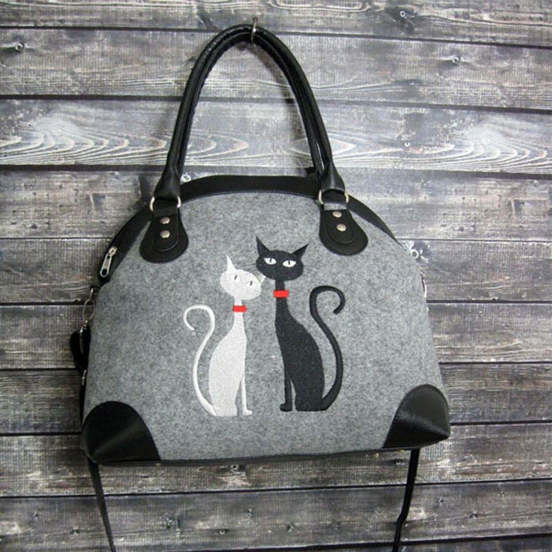 Bolso Bandolera Para Mujer Bolso Con Patrón De Gato Bolso Bandolera