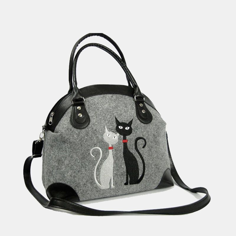 Bolso Bandolera Para Mujer Bolso Con Patrón De Gato Bolso Bandolera