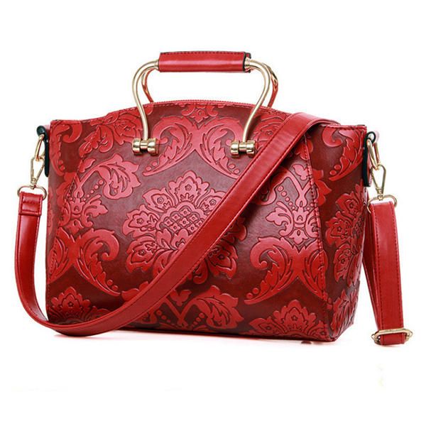 Bolso Bandolera Portátil En Relieve Para Mujer Bolso Clásico Bolso Bandolera