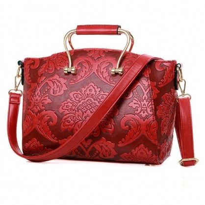 Bolso Bandolera Portátil En Relieve Para Mujer Bolso Clásico Bolso Bandolera