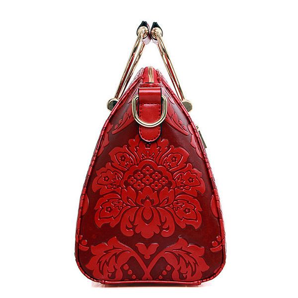 Bolso Bandolera Portátil En Relieve Para Mujer Bolso Clásico Bolso Bandolera