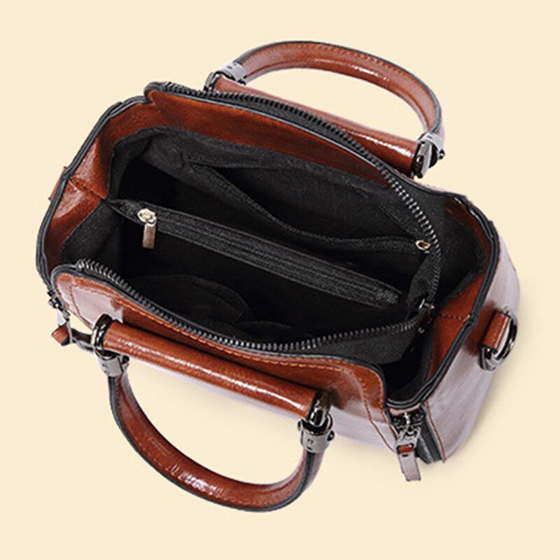 Bolso Bandolera Retro De Gran Capacidad Para Mujer Bolso Bandolera