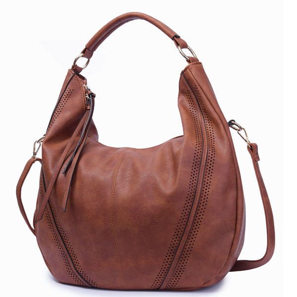 Bolso Bandolera Vintage De Cuero Pu Para Mujer