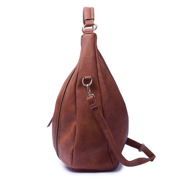 Bolso Bandolera Vintage De Cuero Pu Para Mujer