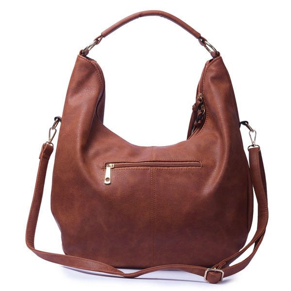 Bolso Bandolera Vintage De Cuero Pu Para Mujer