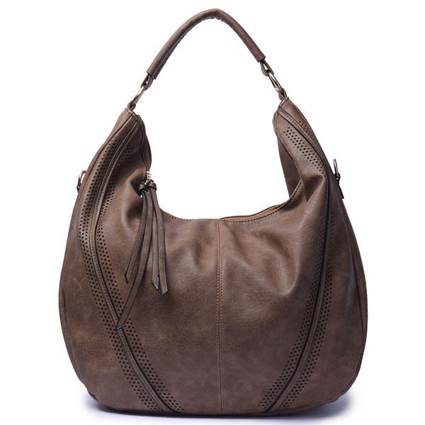 Bolso Bandolera Vintage De Cuero Pu Para Mujer