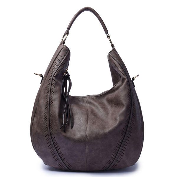 Bolso Bandolera Vintage De Cuero Pu Para Mujer