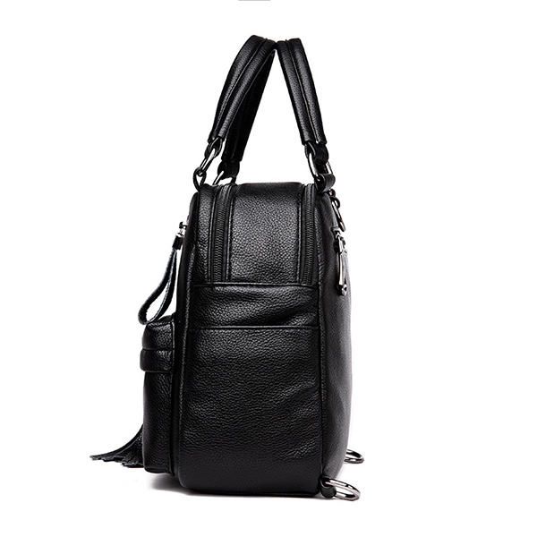 Bolso Casual Para Mujer Bolso Bandolera De Piel Sintética Suave Y Sólida